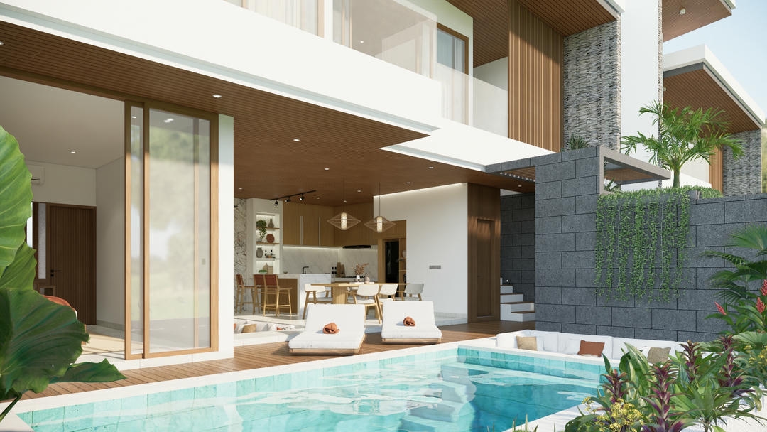 OFFPLAN 3 BEDROOM VILLA FOR SALE LEASEHOLD IN KEDUNGU BE-2098 